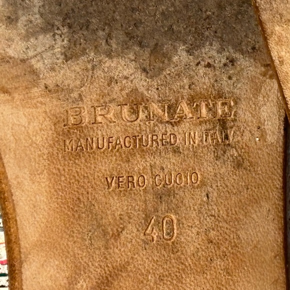 BRUNATE loafers women’s size 40 - made in Italy - Picture 8 of 8